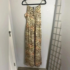 Vero Moda - Animal print maxi dress - US4 / UK 8